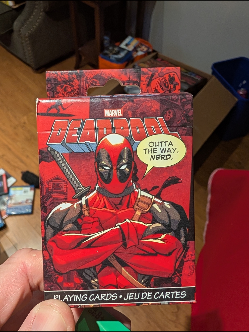 Marvel Deadpool Playing Cards - Red Black